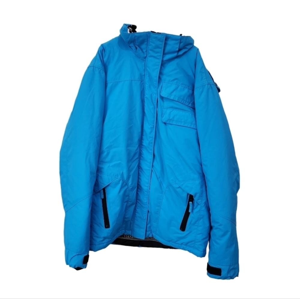 POWDER ROOM Core 5,000 mm Blue Snow Ski Jacket